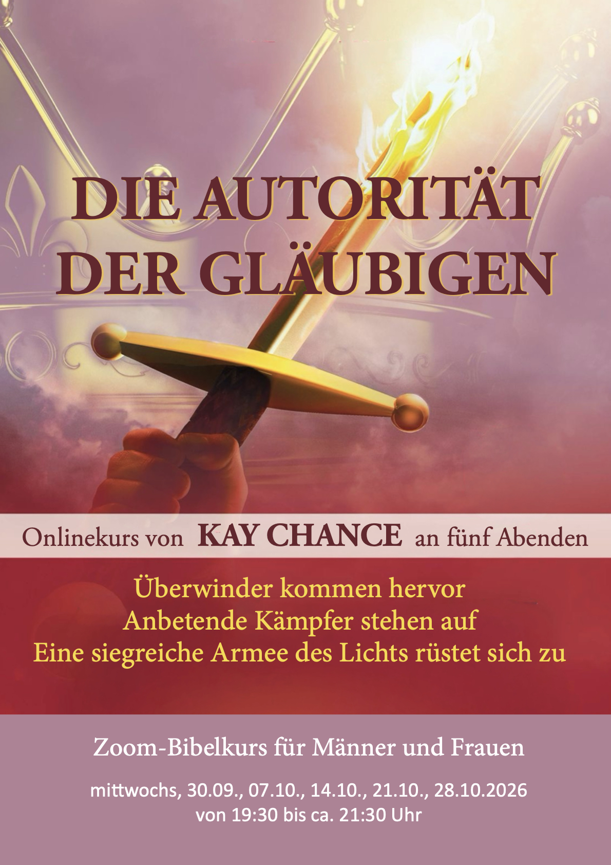 Die Autorität der Gläubigen, 5 Abende Onlinekurs